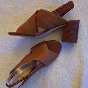 Cole Haan Tan Slingback Heels